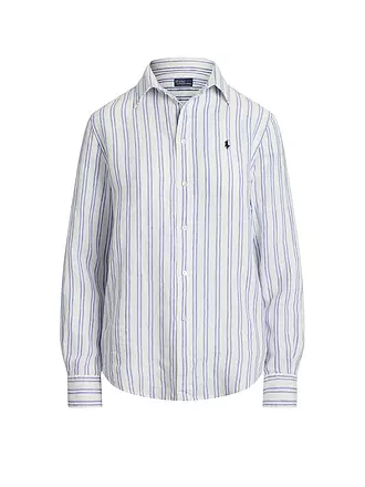 POLO RALPH LAUREN | Prodotto: Camicetta di lino
Marca: POLO RALPH LAUREN
Colore: rosso
Categorie: Moda,Donna

Lunghezza manica: Manica lunga
Materiale: Lino
Forma colletto: Colletto a camicia
Motivo: A righe
Vestibilità (capispalla): Regular
Stile: Casual
Dettagli: Logo,Ric | blau